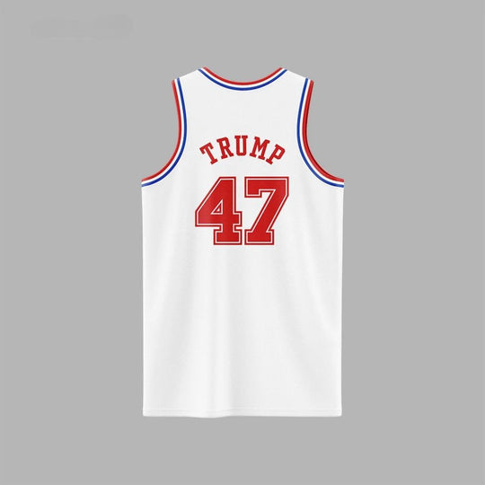 Donald Trump Jersey - "47th USA President Again" Basketball Jersey