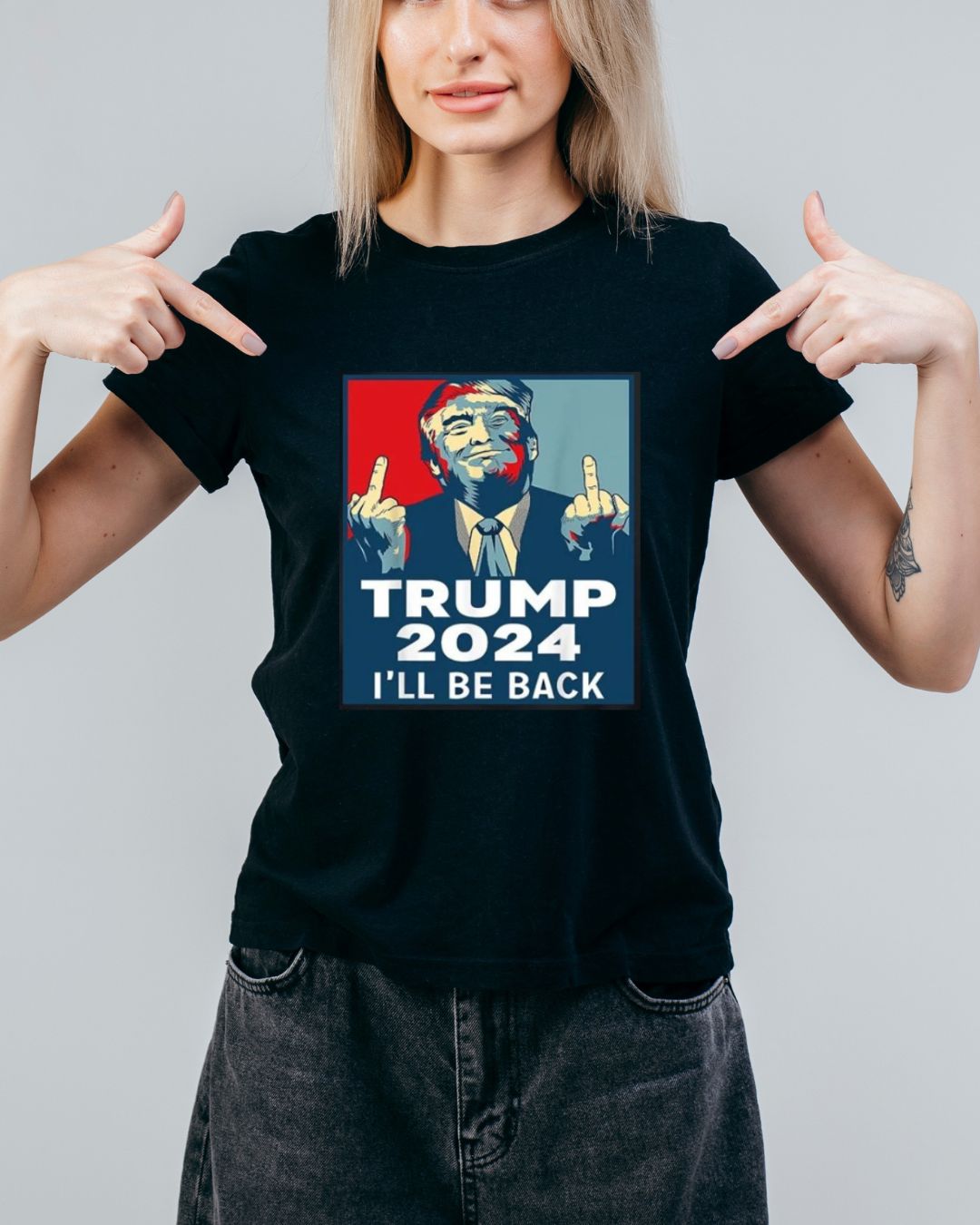 Donald Trump T-shirt - Trump 2024 I'll Be Back
