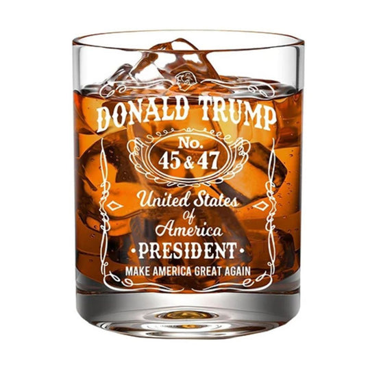 Donald Trump President Whiskey Glass Set